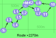 Route >2270m