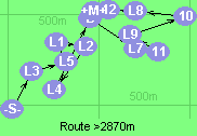 Route >2870m