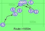 Route >1650m