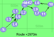 Route >2970m